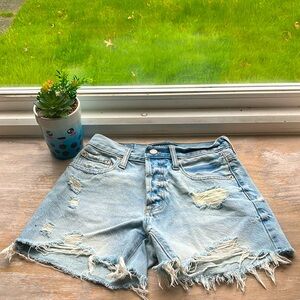 ❌SOLD❌Aero shorts| distressed denim